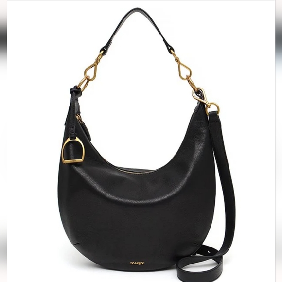 Margot Savannah Leather Hobo Crossbody Bag - Picture 4 of 8